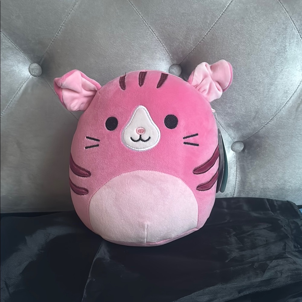 Pink Plush Tiger Toy
